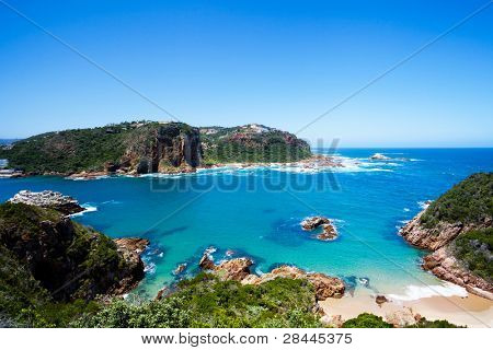 Featherbed nature reserve in Knysna, Sudafrica