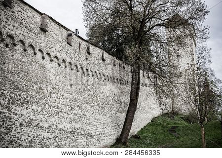 Stone Wall And Tower Of Museggmauer - Luzern, Switzerland