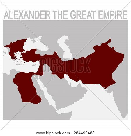 Vector Map Of The Alexander The Great Empire