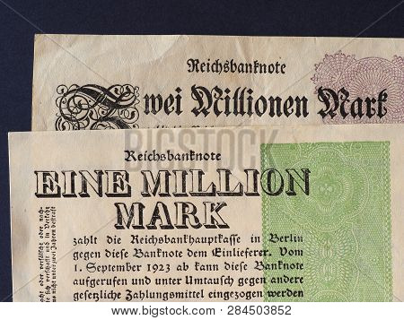 Eine Und Zwei Million Mark (one And Two Million Mark) Notes