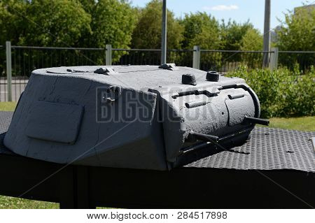 Moscow, Russia - June 20, 2018: Tower Light Tank T-1a Pz.kpfw.i Ausf.b. In Victory Park On Poklonnay