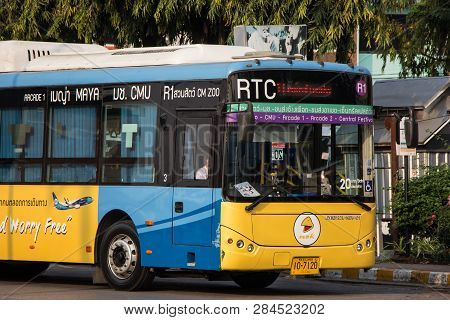 Blk Bus Of Rtc Or Chiangmai Smart Bus.