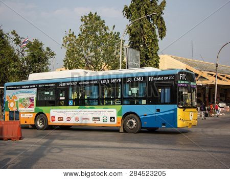 Blk Bus Of Rtc Or Chiangmai Smart Bus.