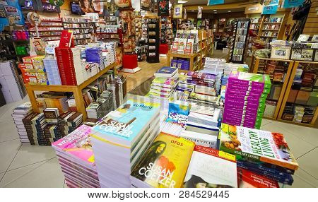 Inside Interior Of A Christian Book Store
