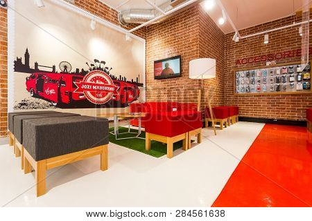 Inside Interior Of A Virgin Mobile  Store