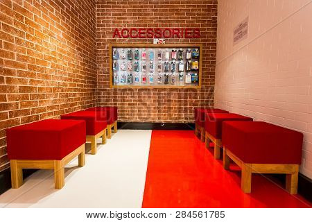 Inside Interior Of A Virgin Mobile  Store