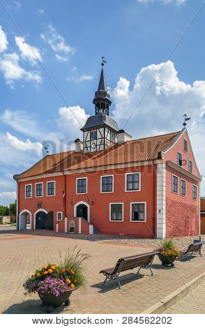 Bauska Town Hall Is A Recently Rebuilt 17th Century Town Hall Building Located In The Middle Of The 