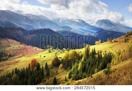 Autumn And Winter In The Mountains