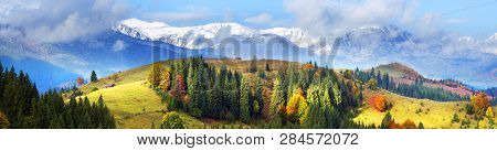 Autumn And Winter In The Mountains