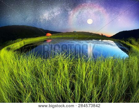 Magic Night Lake