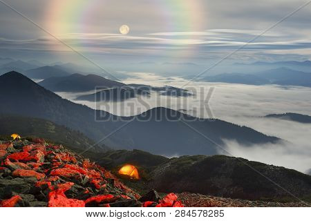 Night Misty Mountains