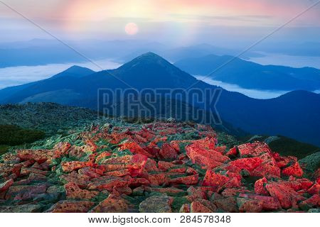 Night Misty Mountains