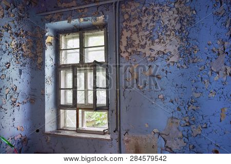 Door Window Old Ruined