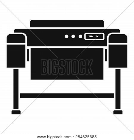 Printer Plotter Icon. Simple Illustration Of Printer Plotter Vector Icon For Web Design Isolated On 