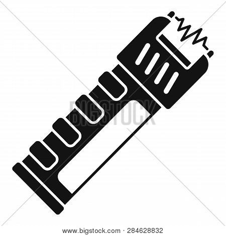 Police Electric Shocker Icon. Simple Illustration Of Police Electric Shocker Vector Icon For Web Des