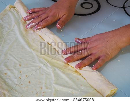 She Prepares A Woman Cheese Patty. She Prepares A Woman Cheese Patty.