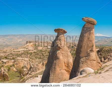 Cappadocia. Goreme National Park. Anatolia. Falice Rocks