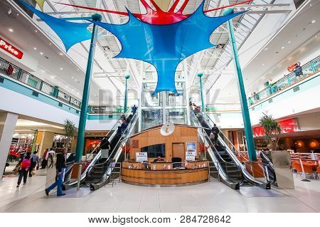 Inside Interior Of Alberton City Mall In Johannesburg