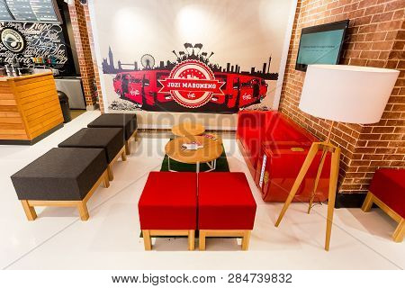 Inside Interior Of A Virgin Mobile  Store