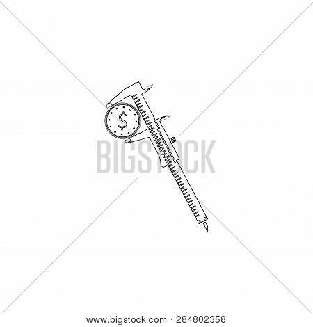 Coinage. Simple Flat Vector Icon Illustration. Outline Line Symbol - Editable Stroke