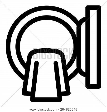 Take Clothes From Wash Machine Icon. Outline Take Clothes From Wash Machine Vector Icon For Web Desi