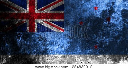 Ross Dependency Grunge Flag, New Zaeland Dependent Territory Flag