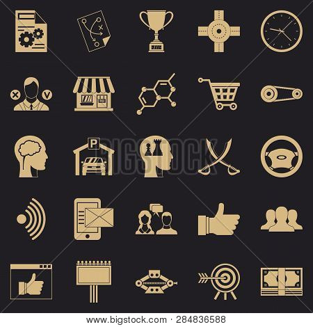 General Director Icons Set. Simple Set Of 25 General Director Vector Icons For Web For Any Design