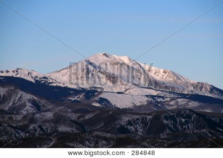 Solopgang på Mt. Sopris