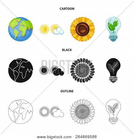 Vector Illustration Of Innovation And Technology  Logo. Set Of Innovation And Nature  Stock Vector I