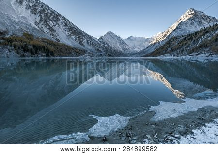 Oakham Lake Lake Of Joint Stock Company-whom. Altai Mountains. Foot Of Mount Belukha. Ust-koksinsky 