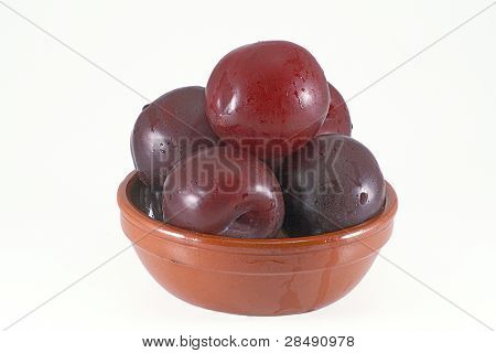 Świeże śliwki