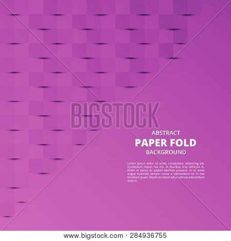 Violet Abstract Paperfold Vector Background - This Violet Abstract Paperfold Vector Background Can B