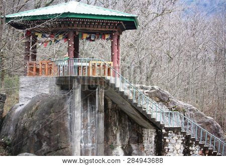 A Canopy To Take Rest And Have A Warm Cup Of Tea, Near Gasa Hot Spring.