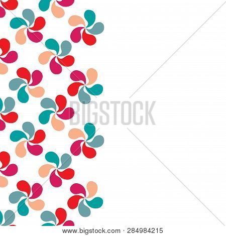 Floral Background. Natural Ornament. Invitation Card. Leaflet With Empty Space For Text.