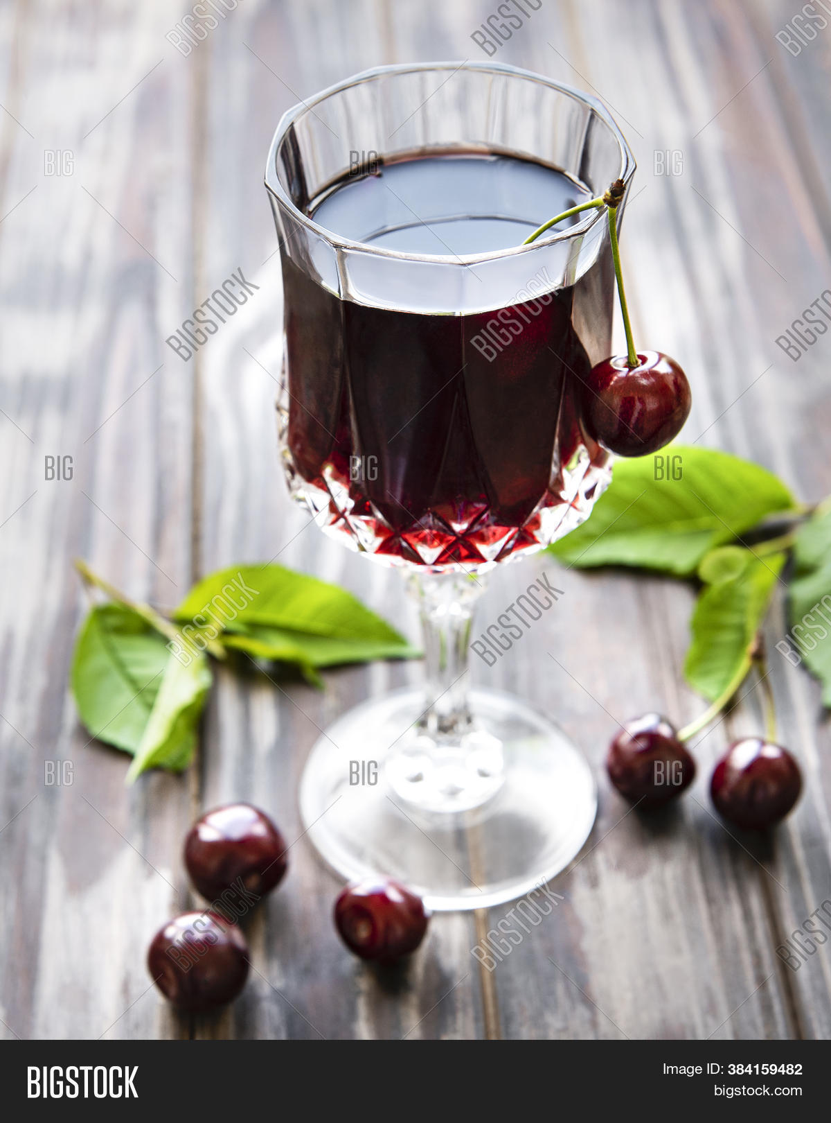 Cherry Liqueur Glass Image & Photo (Free Trial) Bigstock