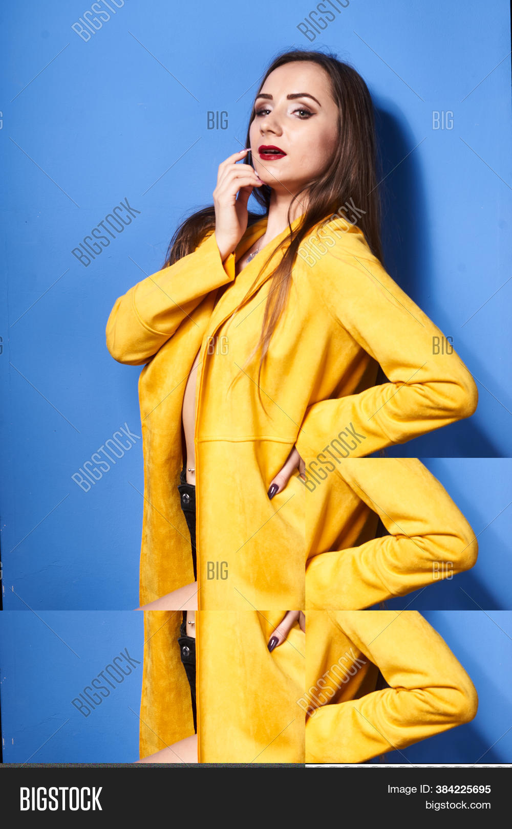 Girl Yellow Coat Image & Photo (Free Trial) Bigstock