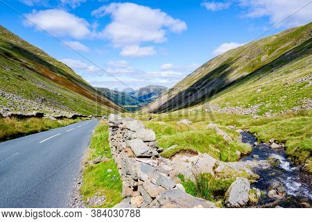 The Kirkstone Pass Road In The English Lake District,