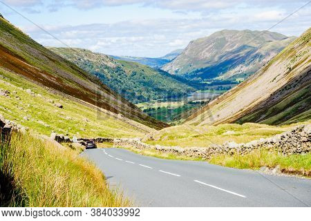 The Kirkstone Pass Road In The English Lake District,