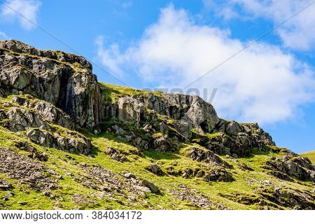 The Old Mine Workings On Kirkstone Pass In The Lake District, England, Uk.