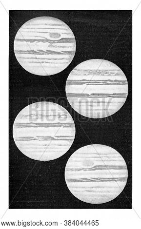 The planet Jupiter in 1889, From the Universe and Humanity, 1910.