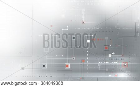 Modern Abstract Technology Composition. For Your Design.