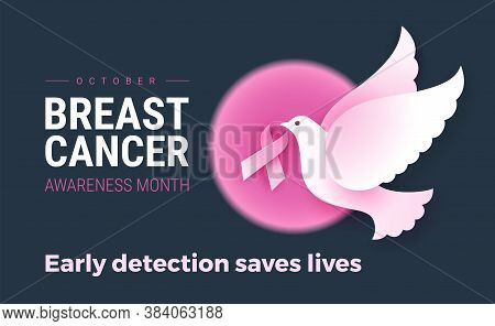 Breast Cancer Awareness October Month Template For Awareness Campaigns To Encourage Women Take Preca