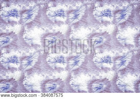 Wave Psychedelic. Gray Dying Color. Lavender Psychedelic Light. Hippy Art. Grey Brush. Dyeing Clothe