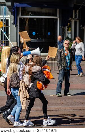 06 September 6, 2020, Hague, Netherlands, Peaceful Protest Organized By Anti-pedophilia Activists An