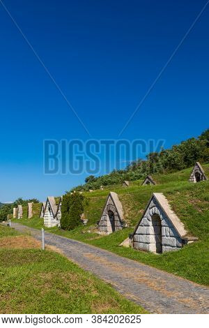 Gombos-hegyi pincesor in Hercegkut, UNESCO site, Great Plain, North Hungary