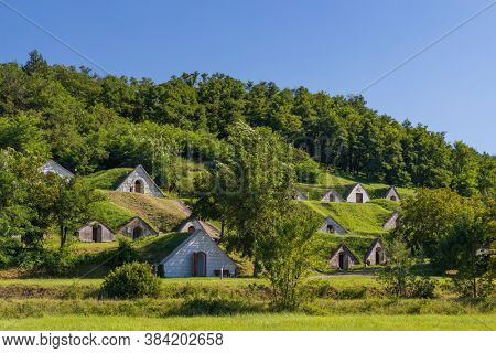 Gombos-hegyi pincesor in Hercegkut, UNESCO site, Great Plain, North Hungary