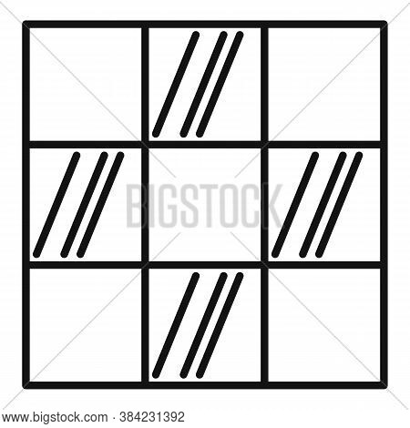 Wall Tiler Work Icon. Outline Wall Tiler Work Vector Icon For Web Design Isolated On White Backgroun