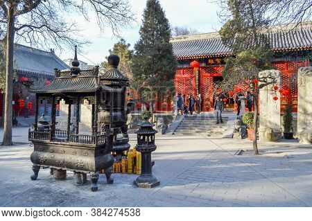 Fayuan Temple, Oldest Buddhist Temple In Beijing, China