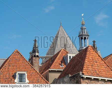 the city of zutphen at the river ijssel