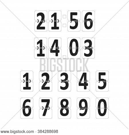 Clockt Counter, Great Design For Any Purposes. Countdowm Flat Vector Concept.